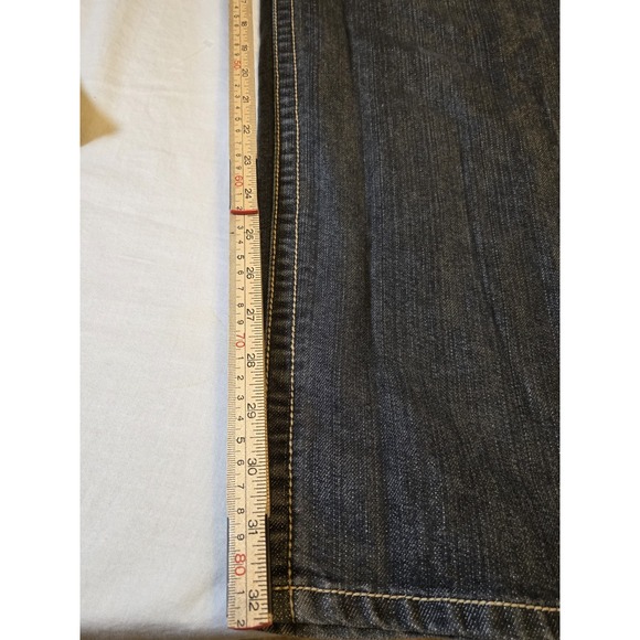 Black Carpet Mens Jeans 36×34 Black With Decorated Pockets Authentic Quality Y2K - Picture 9 of 15